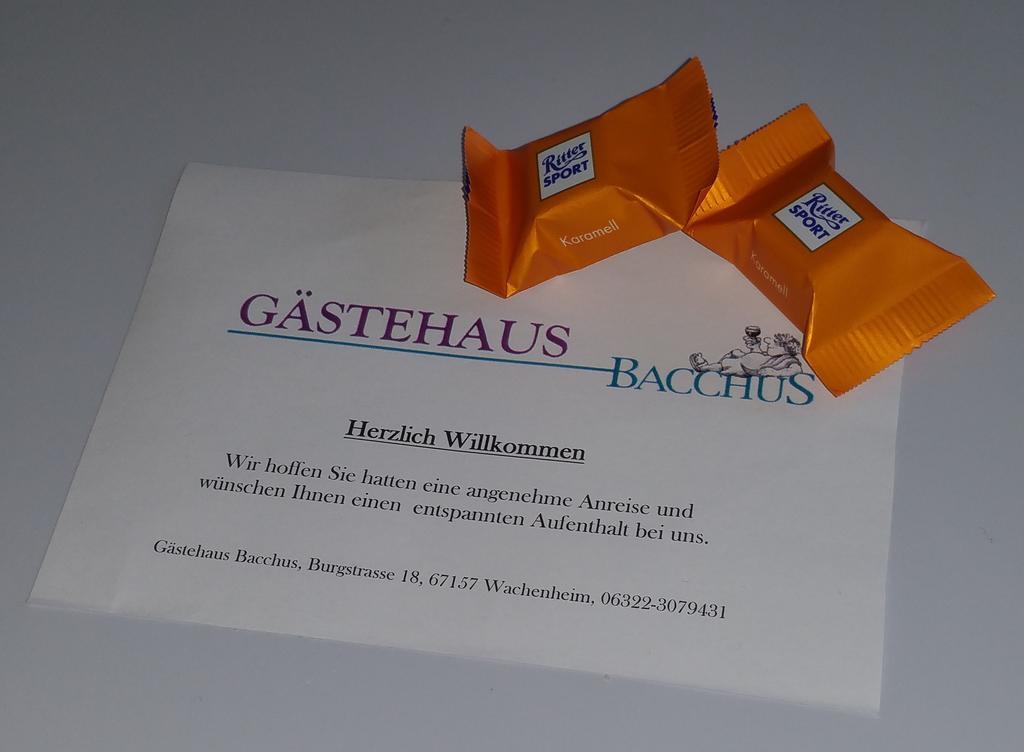Gaestehaus Bacchus Wachenheim an der Weinstrasse Exterior photo